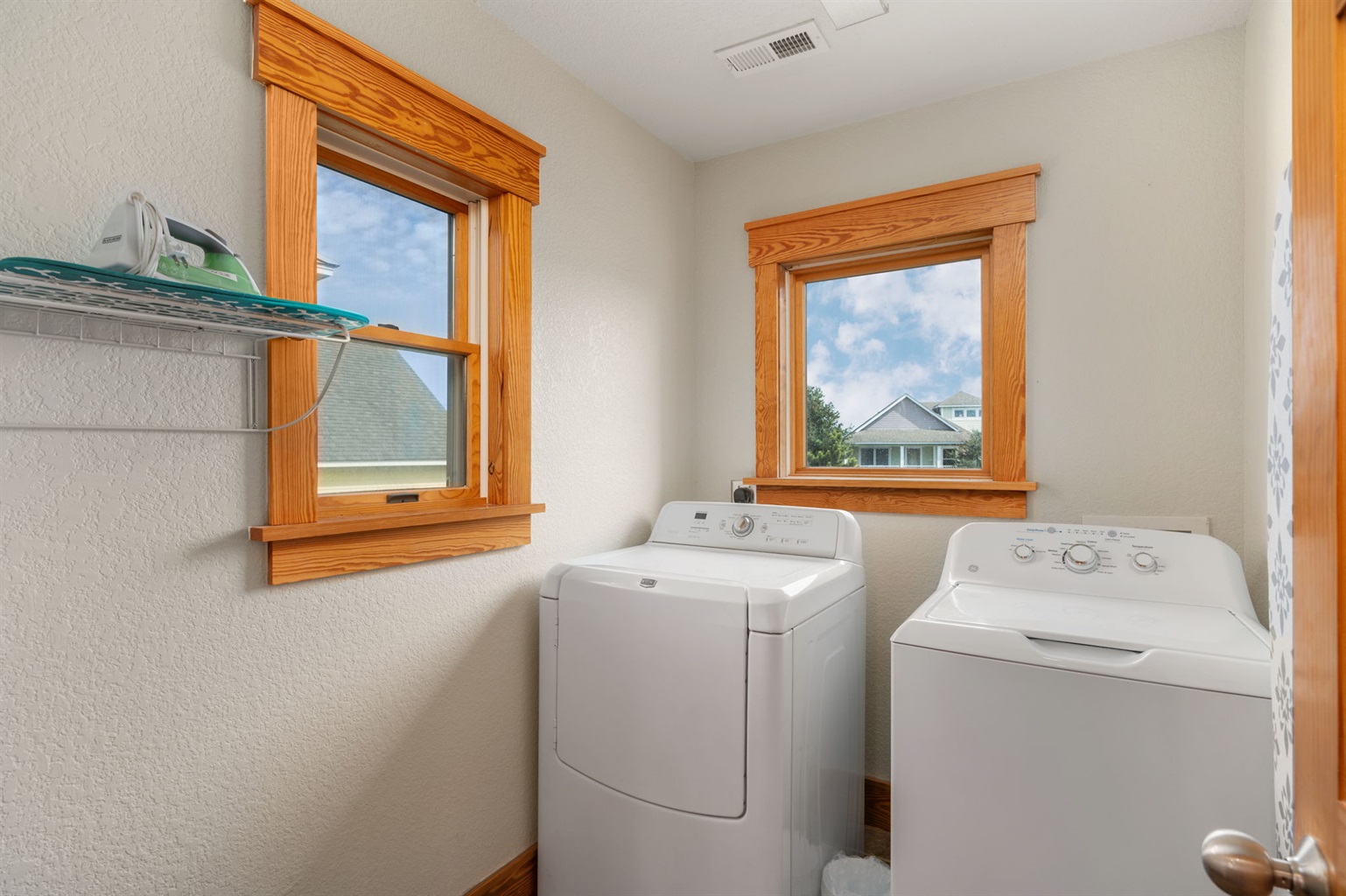 Washer and Dryer on Third Level.