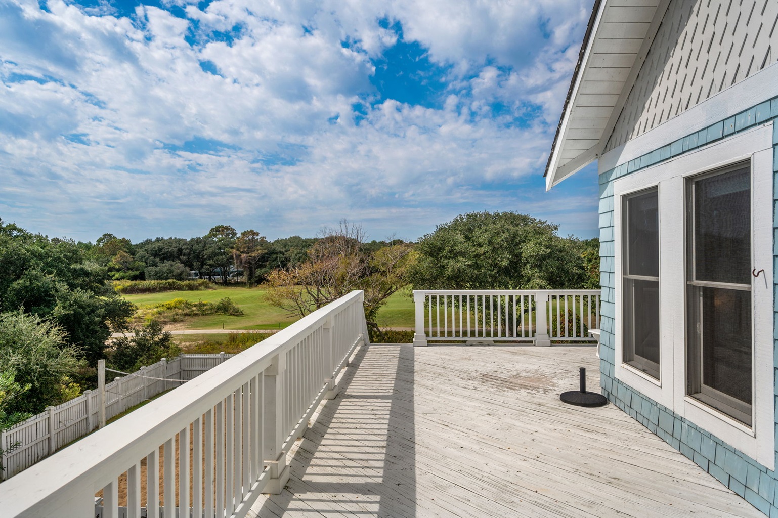 Third level deck.