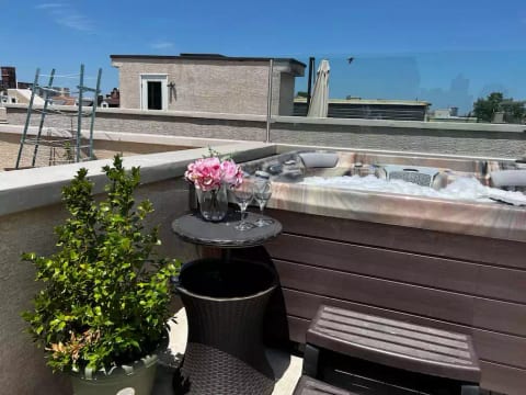 Our private Hot Tub is open year round