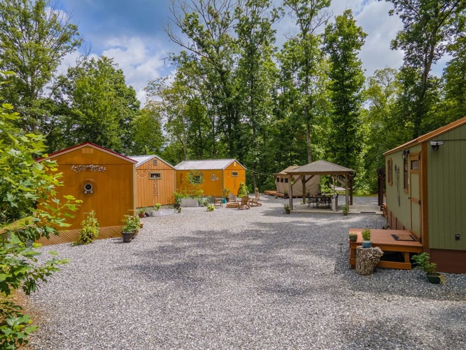 Entire Complex: 3 Cabins, tent and more (6-12 ppl) - Sylva