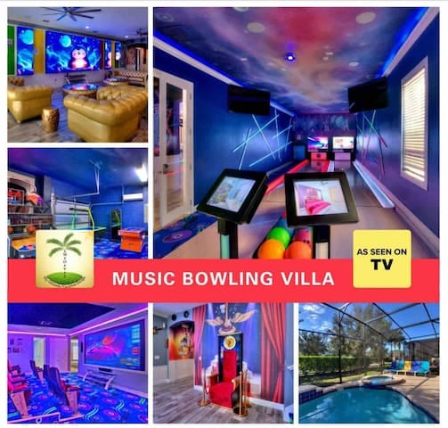 Famosa Villa de Boliche en la Ciudad de la Música, para 40 personas - Davenport