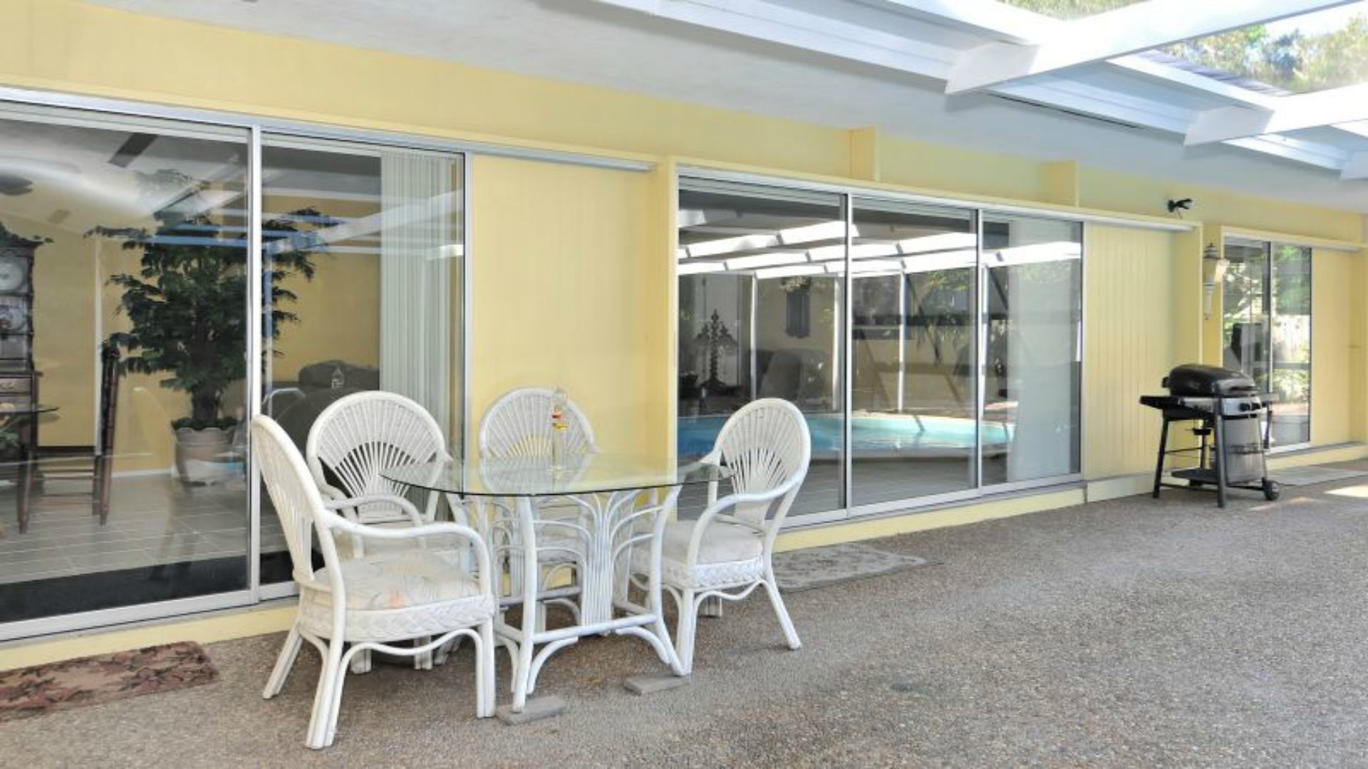 Pool Lanai we added more furniture