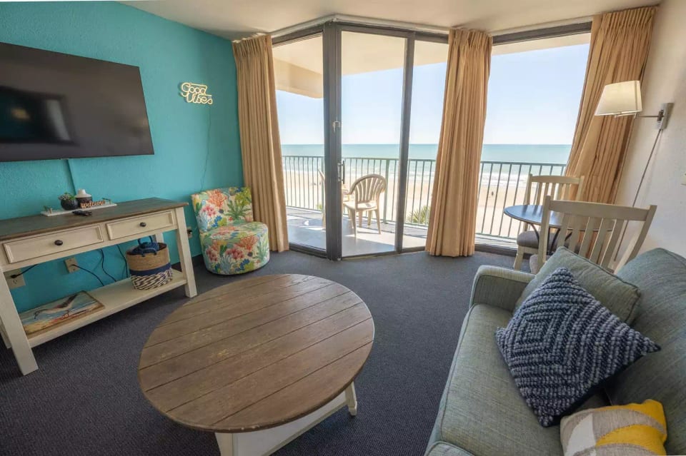 Direct View of the Ocean from the Living Room