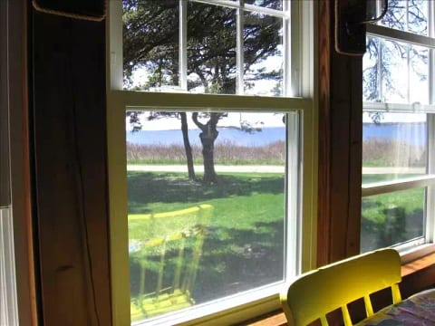 View from dining area