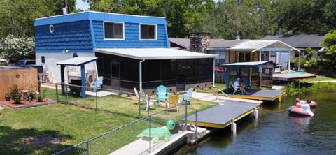 Float in the 72 degree water right in the backyard.