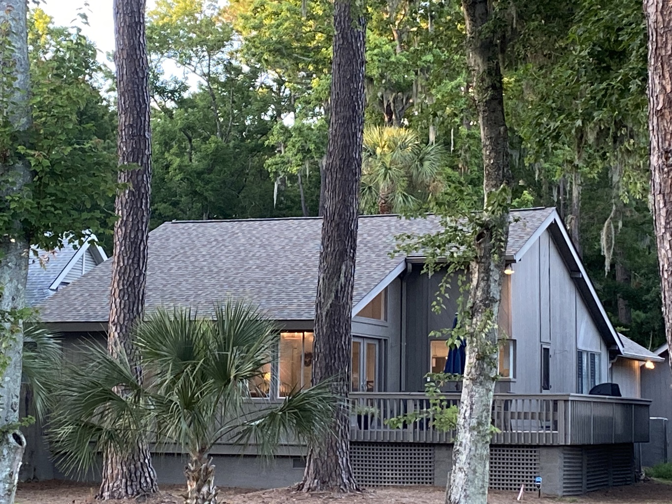 Rear view of house from 2nd fairway
