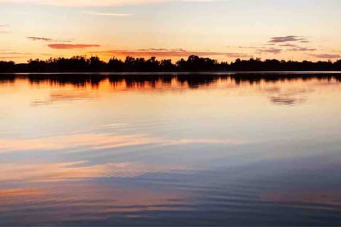 Another beautiful sunset over the calm water