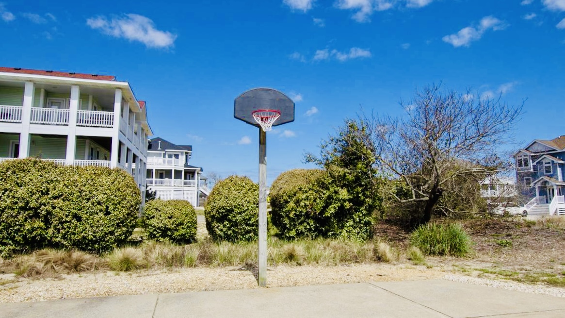 Basketball court.