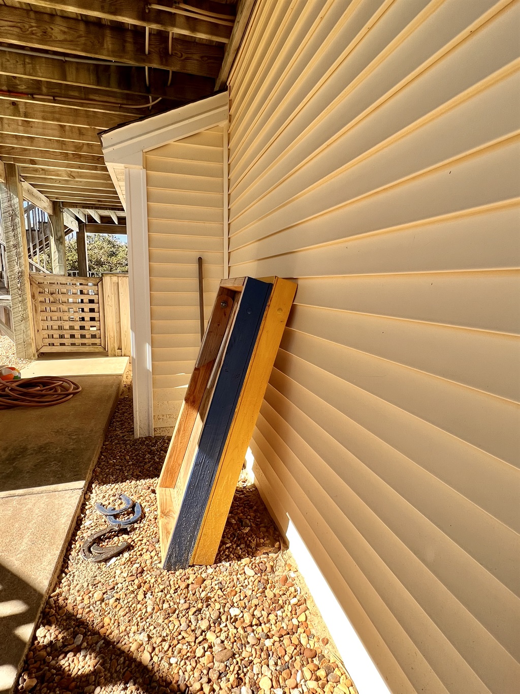 Backyard accommodations.