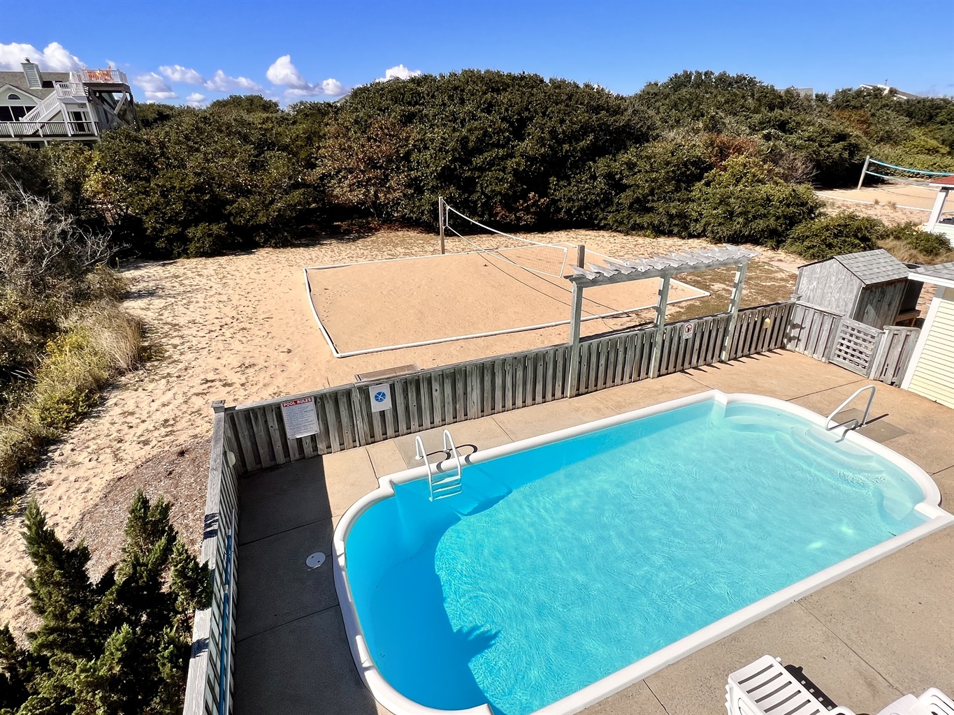 Enjoy the soothing serenity of a pool with a view.