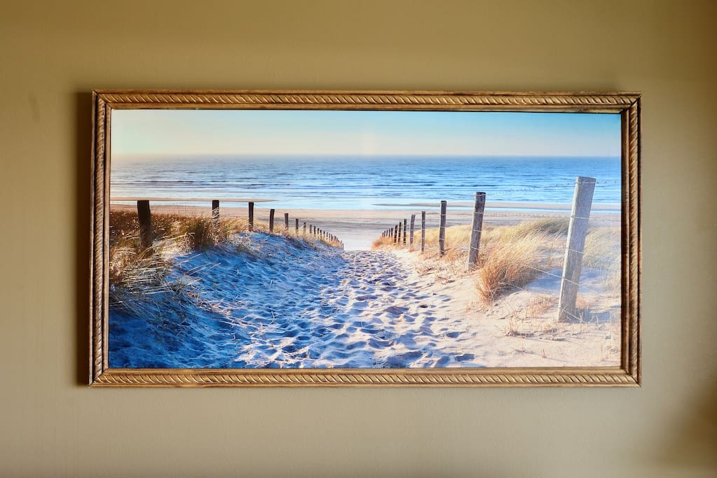 Framed Beach Art