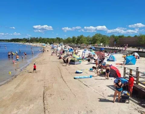 Groomed Grand Beach summer 2022