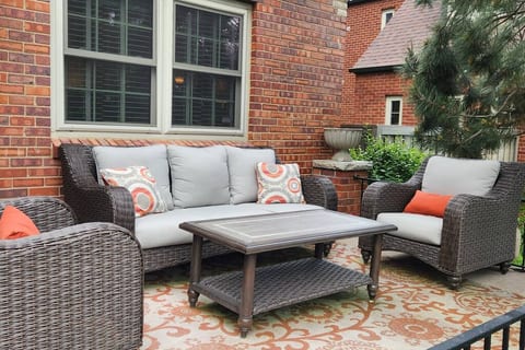 Outdoor seating area #1 , enjoy the fresh air!