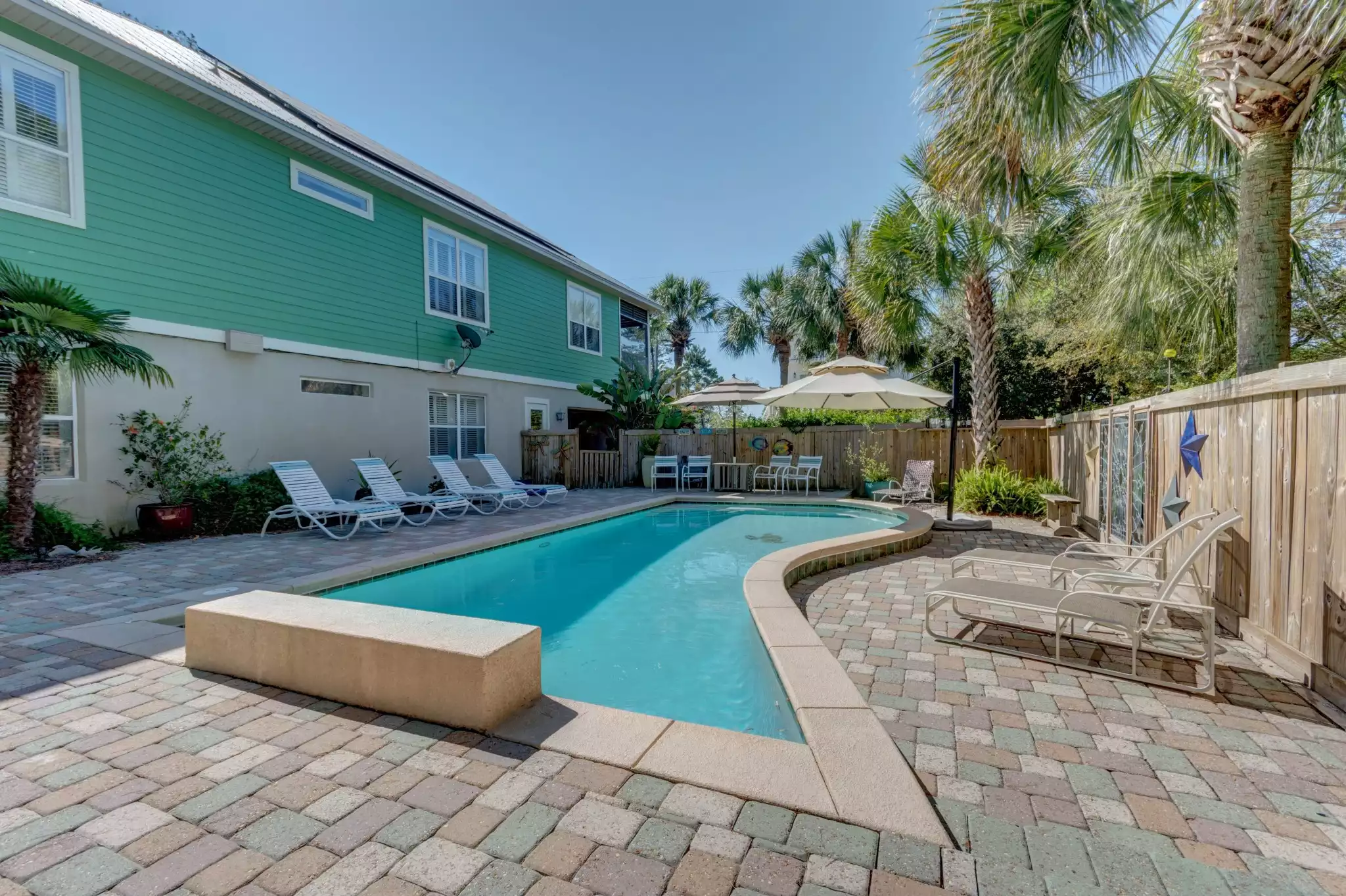 5 Bd sleeps 14 Heated Pool, Hot Tub & Golf Cart - Santa Rosa Beach 5 Bd sleeps 14 Heated Pool, Hot Tub & Golf Cart - Santa Rosa Beach