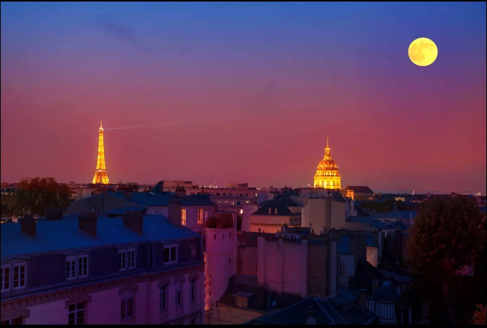 Vista Torre Eiffel + Terrazza - Paris