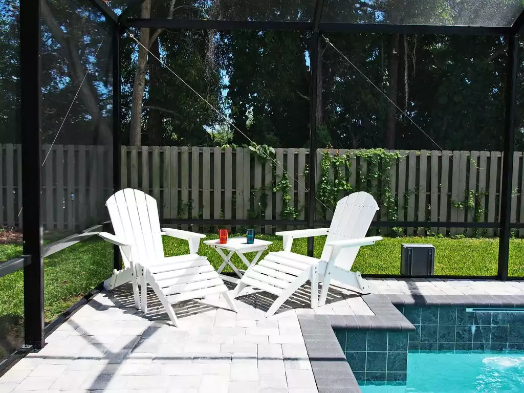 Relax at the pool - Villa SUNSHINE DREAMS - Fort Myers