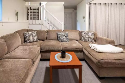 Comfy couch to relax on!