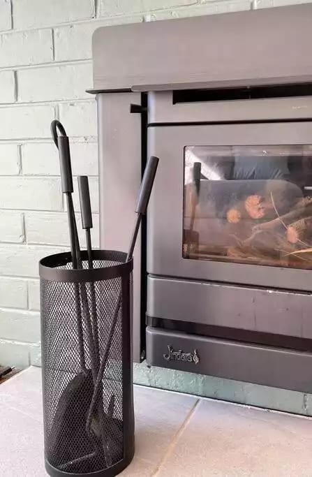 You'll love the toasty fireplace in winter..