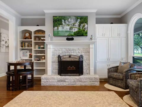DirecTV and tablet access to play your music throughout the space.