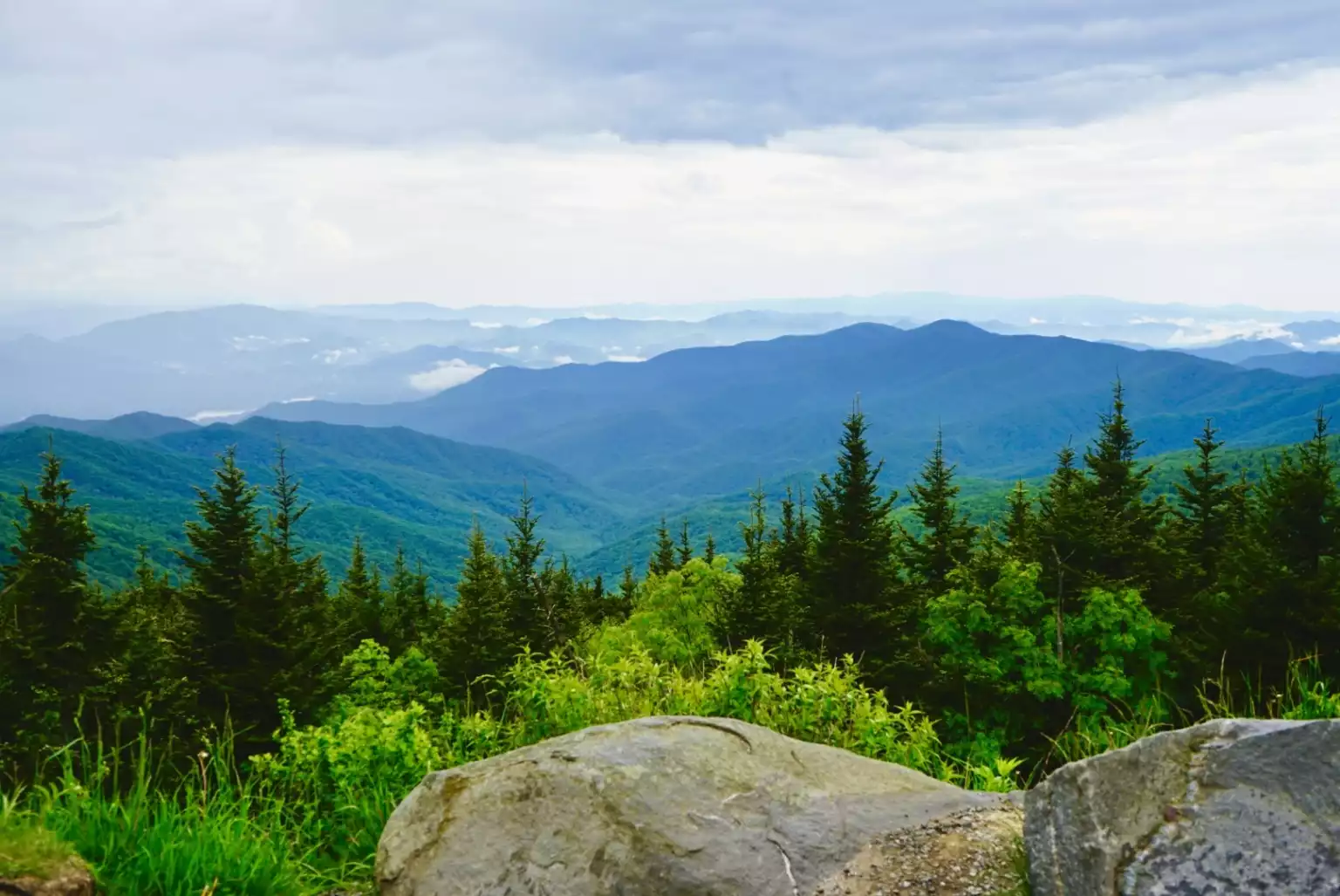 Clingmans Dome - Morning Shine - Sevierville