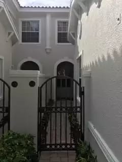 Gated courtyard