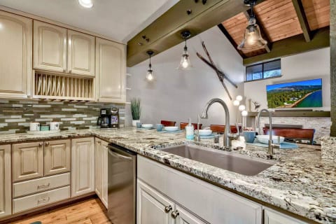 Private beach, Close to ski, Resort Amenities!