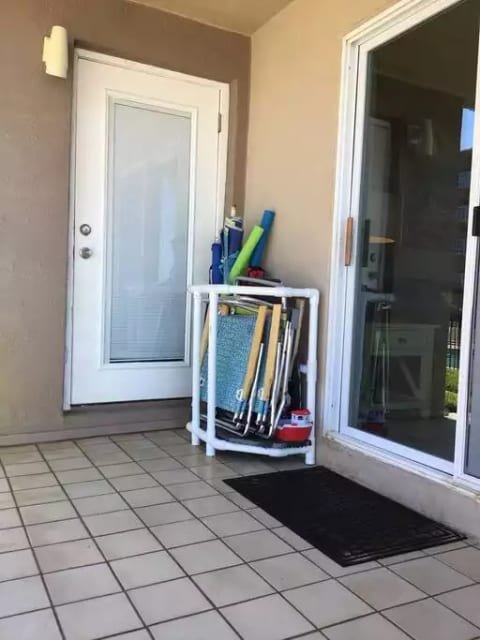 Beach chairs, beach umbrella, boogie boards and beach toys are all provide it for you