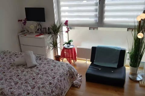 Large windows and TV