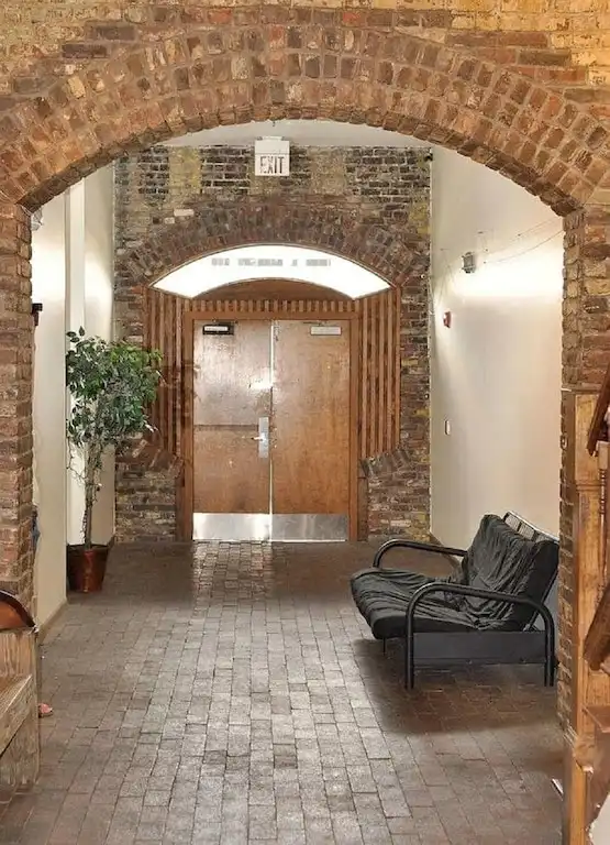 Building entrance. If only these bricks could tell stories... Building entrance. If only these bricks could tell stories... - Old City at Your Doorsteps in Vaulted Brick Loft - Knoxville