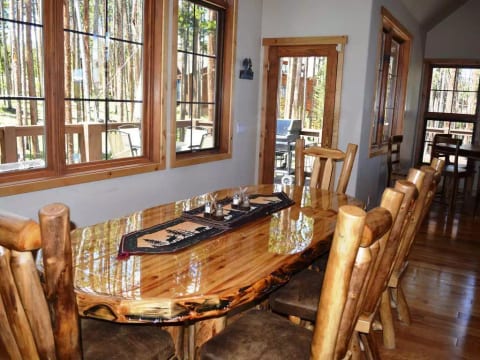 Dining and Deck.