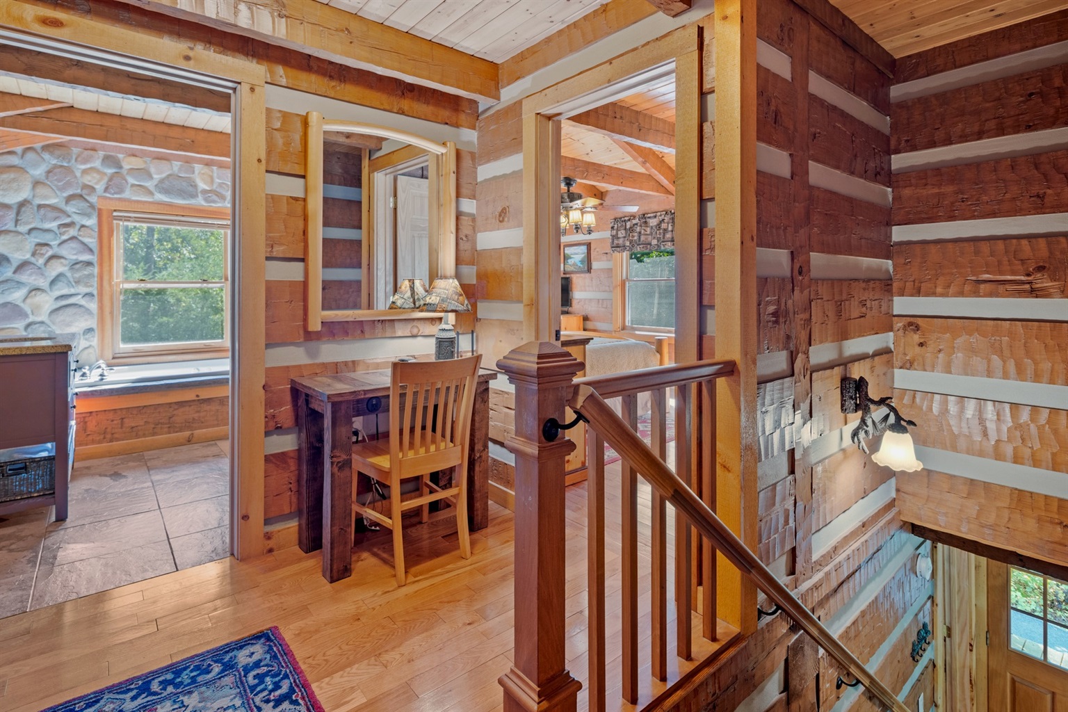 Laptop nook for the workaholic in you Laptop nook for the workaholic in you - Appalachian Escape Cabin - Sevierville