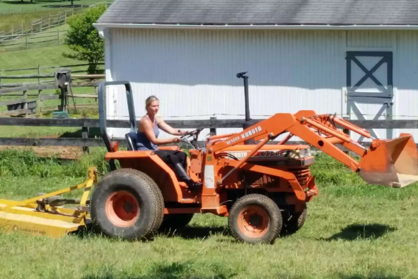 Old Tractor - Pleasant Hills Farm Guest Cottage - (KP14820GH) - Darnestown