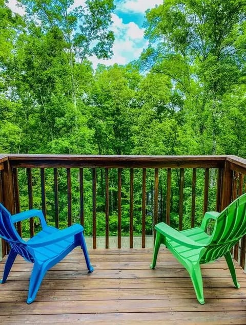 Upstairs balcony view