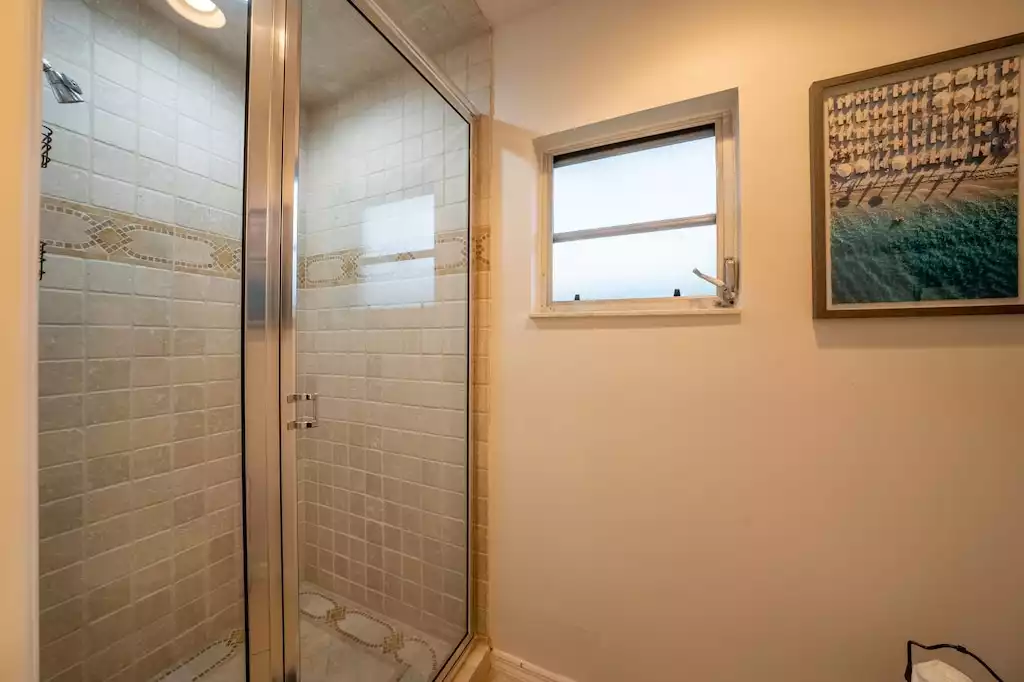 Bathroom to Bedroom One
