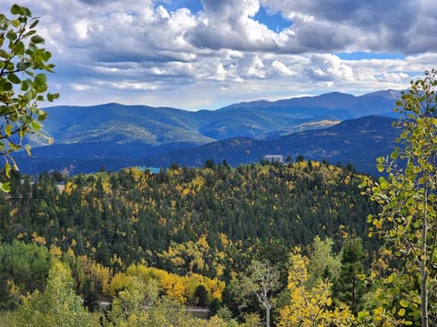 Fall views from the main level deck