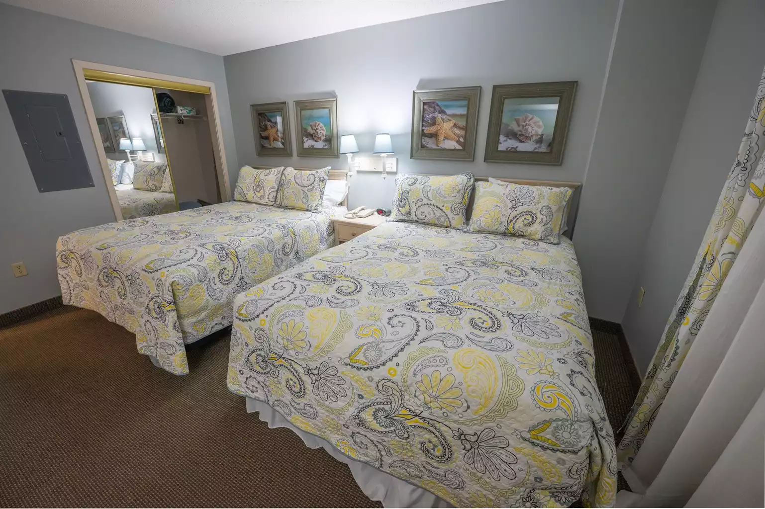 2 Queen Beds in Bedroom - Sand Dunes 2550 - 1 Bedroom - Myrtle Beach