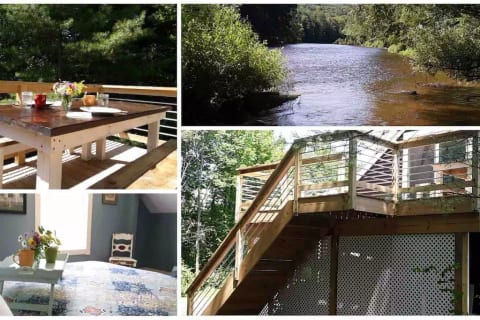 Private apartment on the Battenkill River!