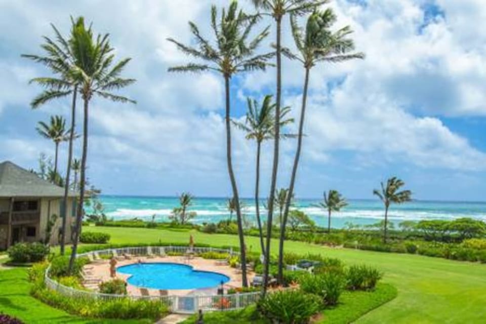 View from the lanai (balcony).