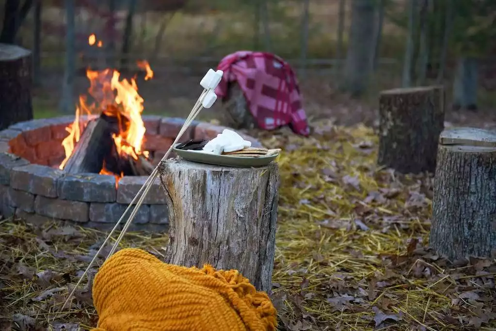 Fireside s'mores and ghost stories - Wisp'd Away - Swanton