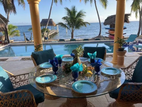 Beach front luxury home, sleep up to 12