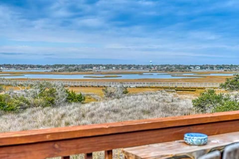 Breathtaking intracoastal views from the upper deck (and almost every room in the house!)