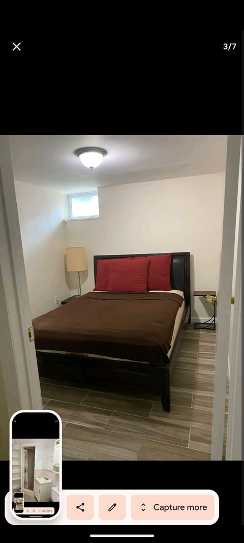 Cozy Woodside basement