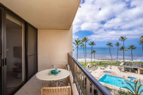 Picture taken from our lanai.