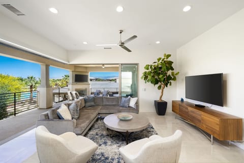 An open, spacious living room with tons of natural light and fresh air.