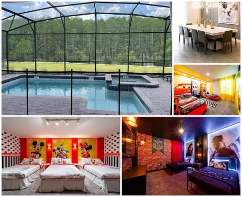 Elegant Luxury Villa Movie Game Room Private Pool 