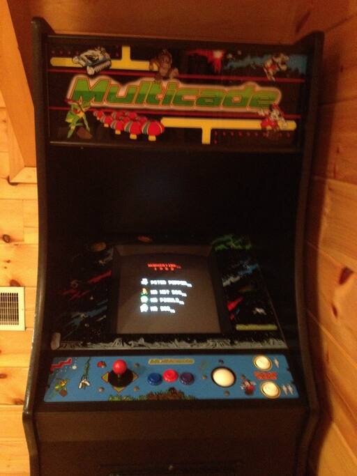 Arcade Game in the Game Room where you can play over 60 Classic Arcade Games