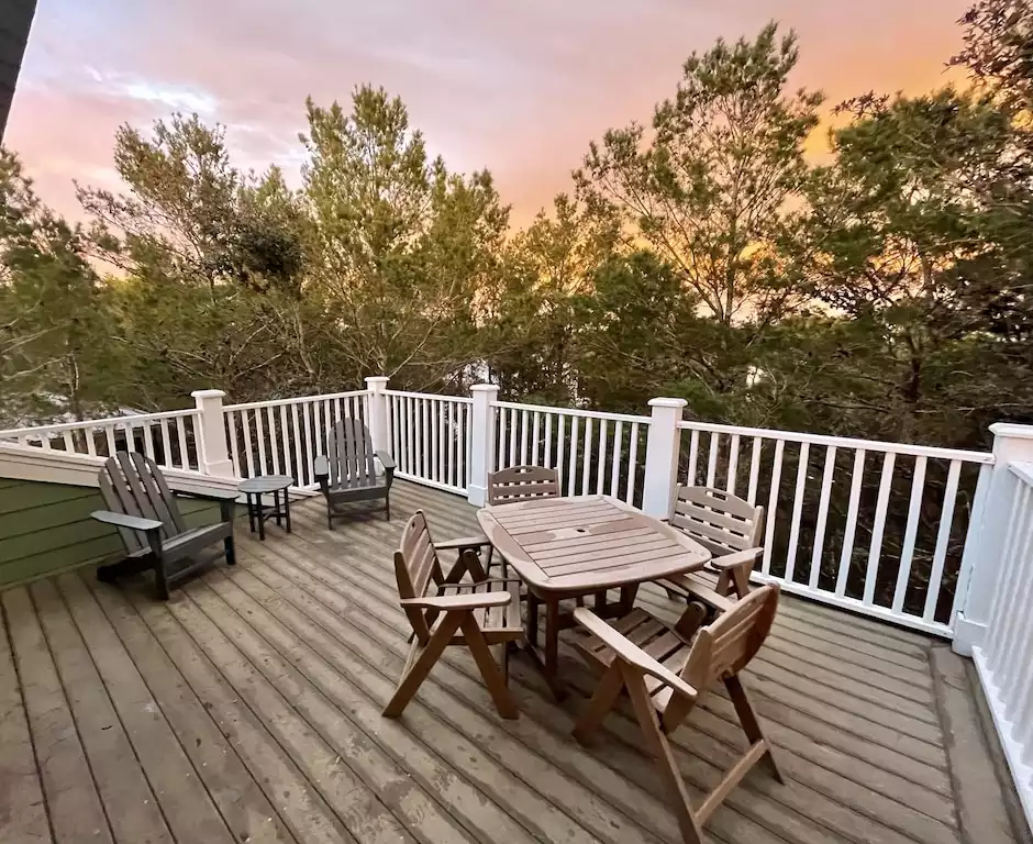 Third floor deck has plenty of space to relax and enjoy the salt air - Sandpiper on 30A - Seagrove, FL  - Seagrove Beach