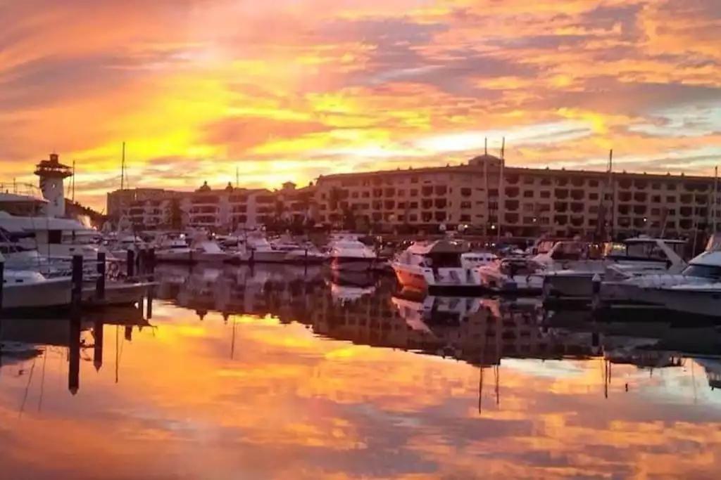 Full service marina with yacht and fishing charters available