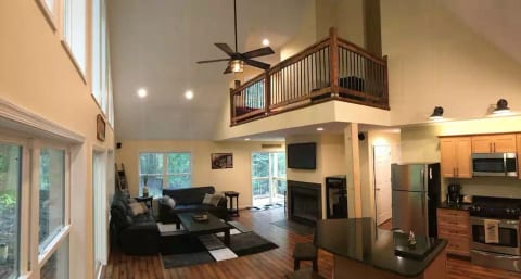 Living Room and Kitchen areas