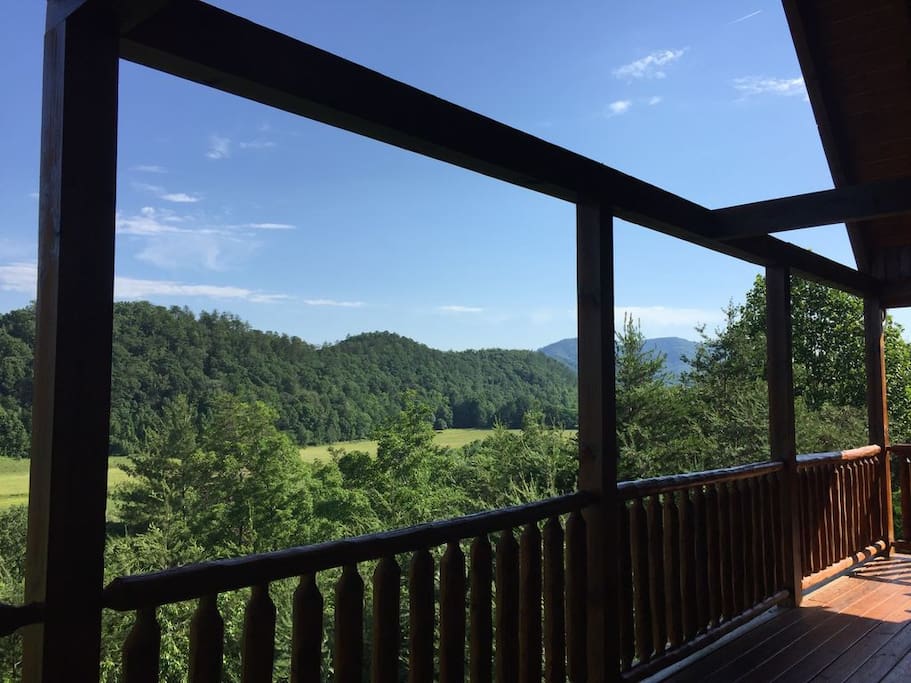 Mountain View on the Porch